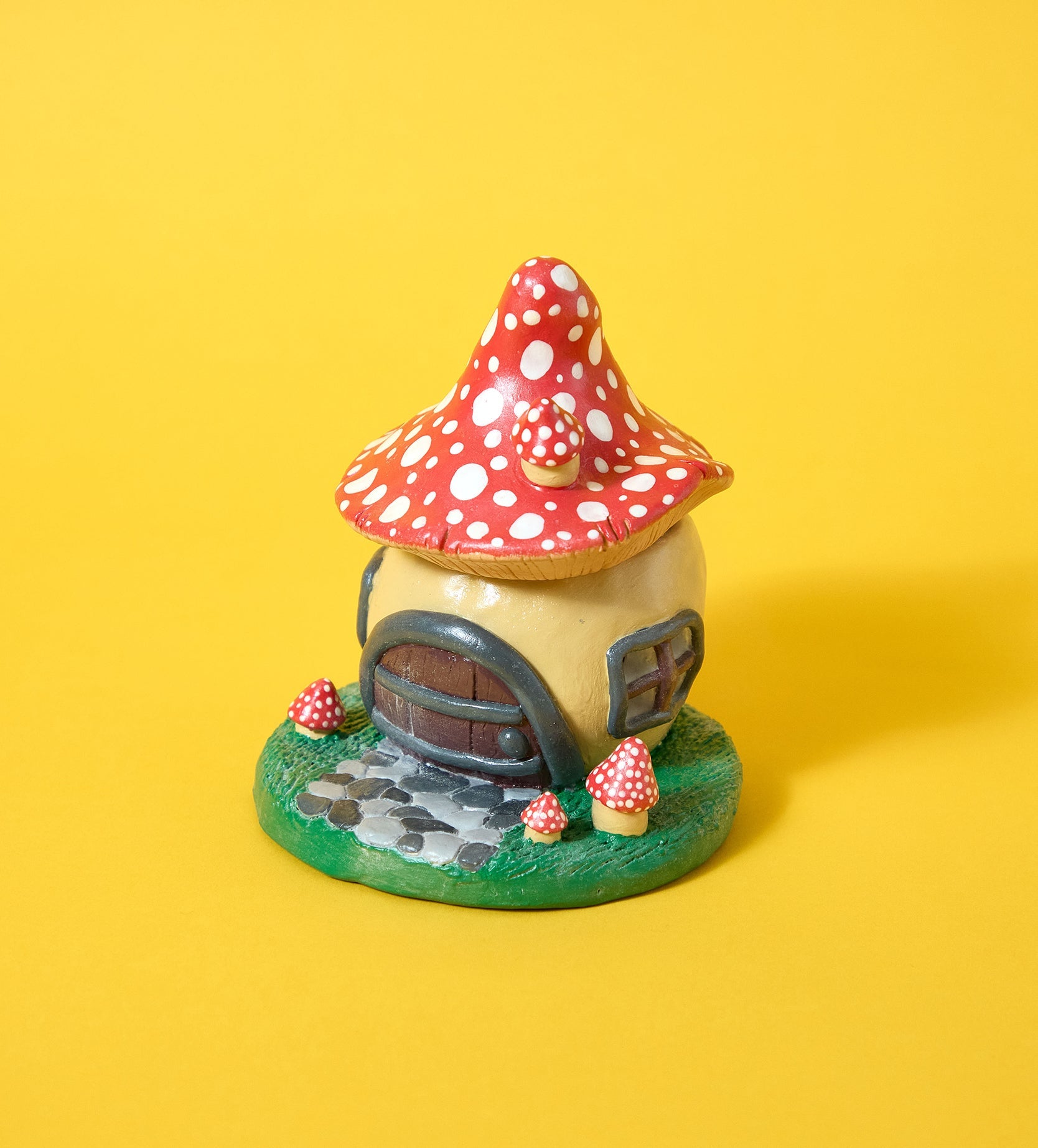Pott'd Projects Pilz-Zuhause kit ceramica casetta fungo fate
