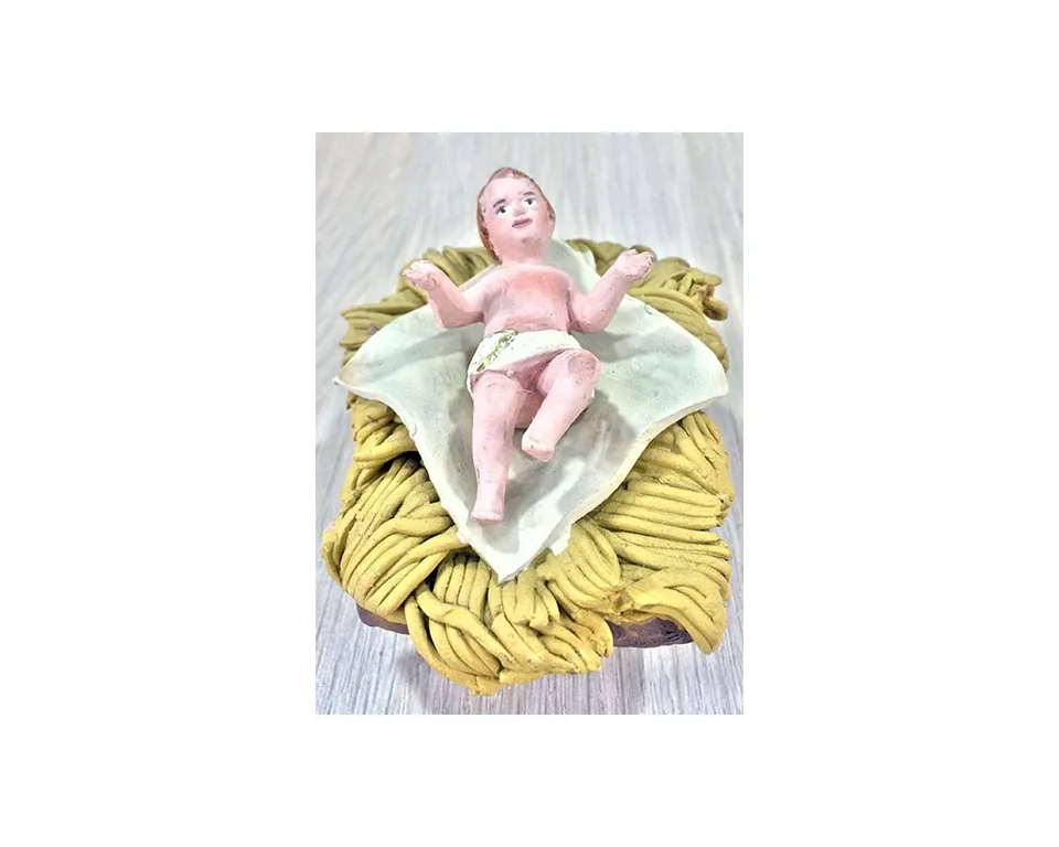 Montanini T1203 Bambino 12 cm statuina presepe terracotta