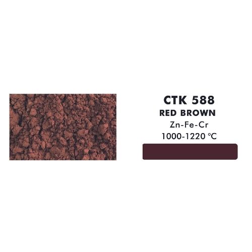 CERCO Underglazes CTK-588 ingobbio ceramico Red Brown