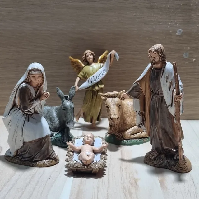 Ditta Montanini Pastori Landi Natività 10 cm 6 statuine storici