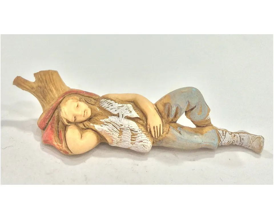 Montanini Pastori Landi 3517 Dormiente statuina presepe