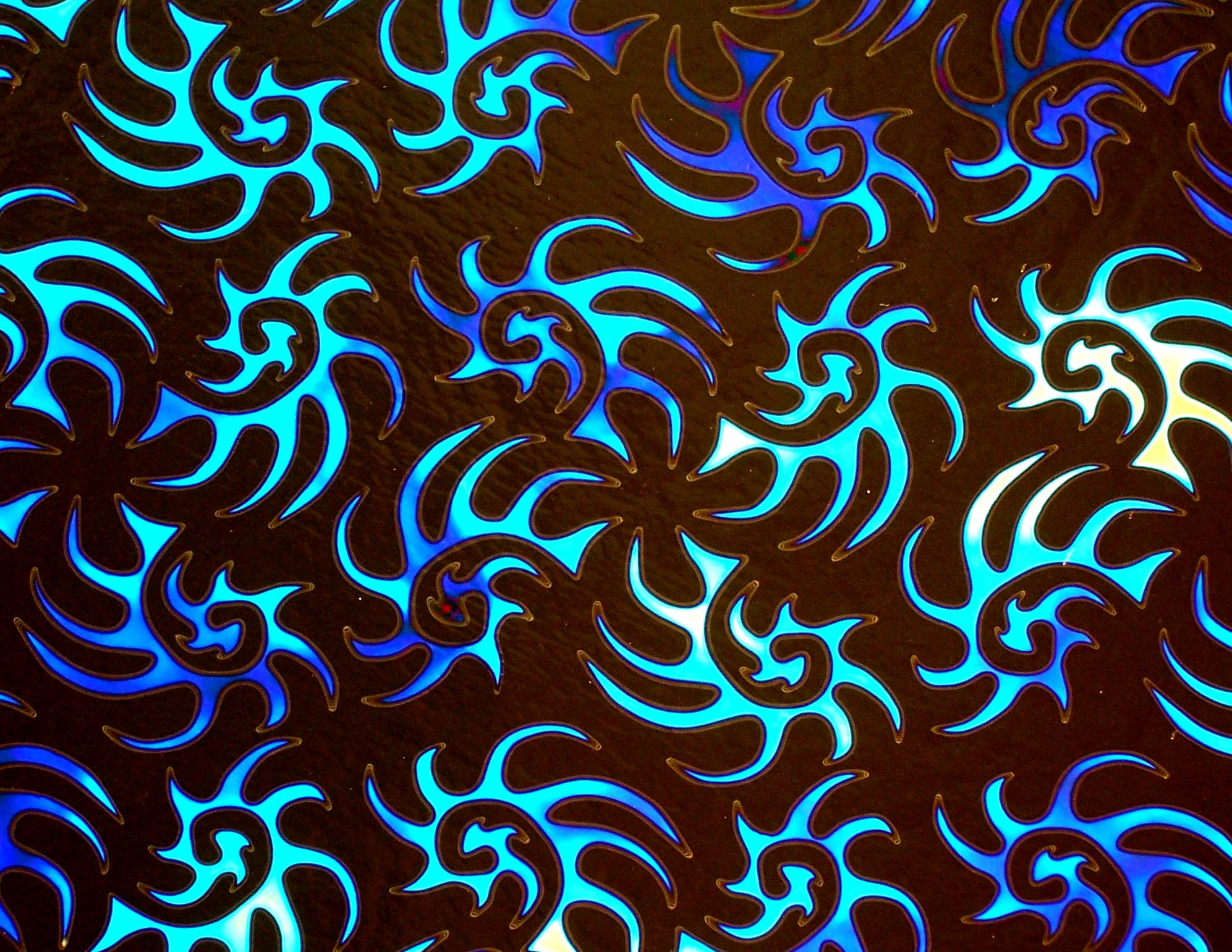 Cbs Borderline Nautilus Cyan Copper vetro fusione quarto foglio
