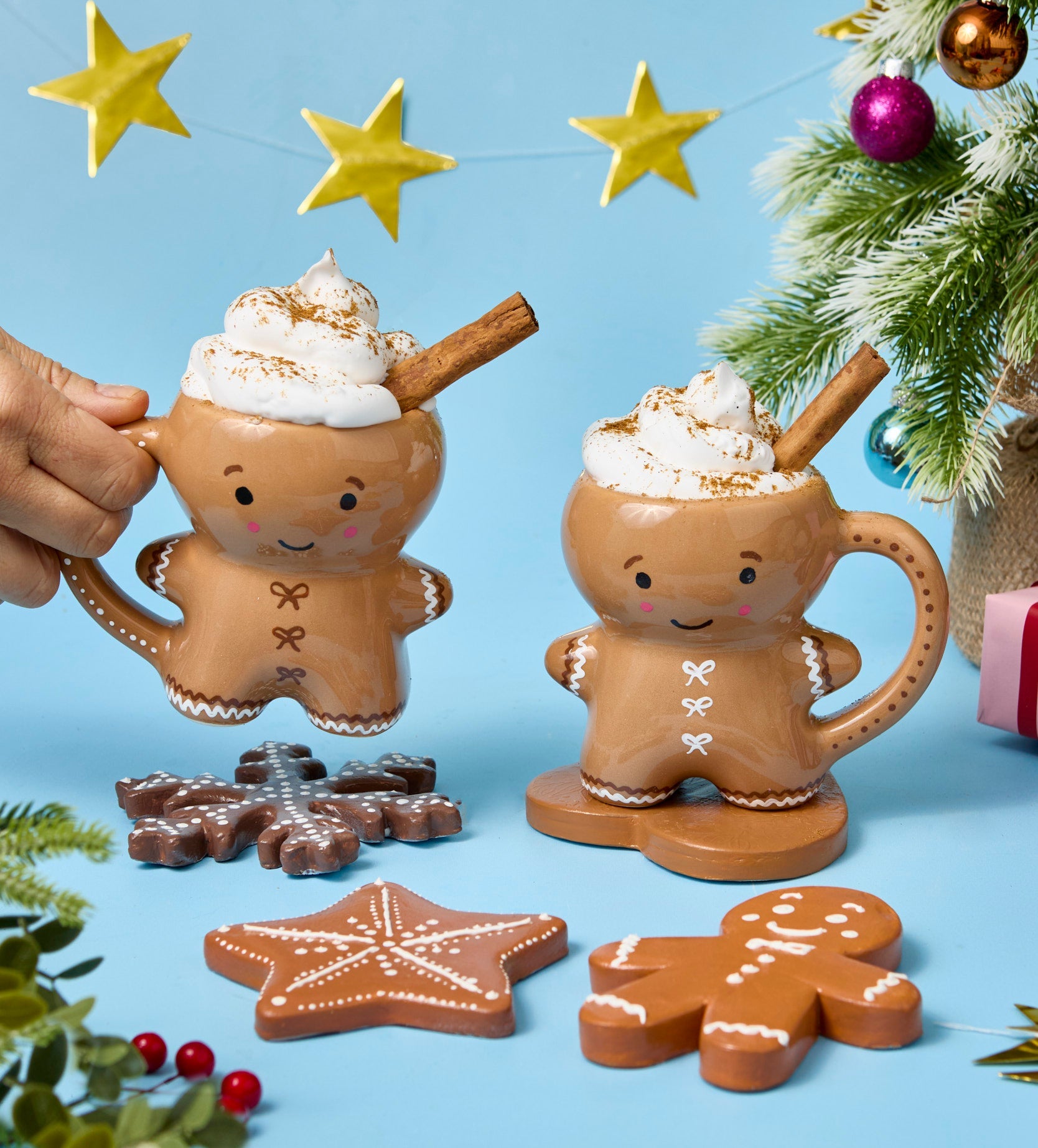 Pott'd Bundles Christmas Cookie Coaster Bundle sottobicchieri
