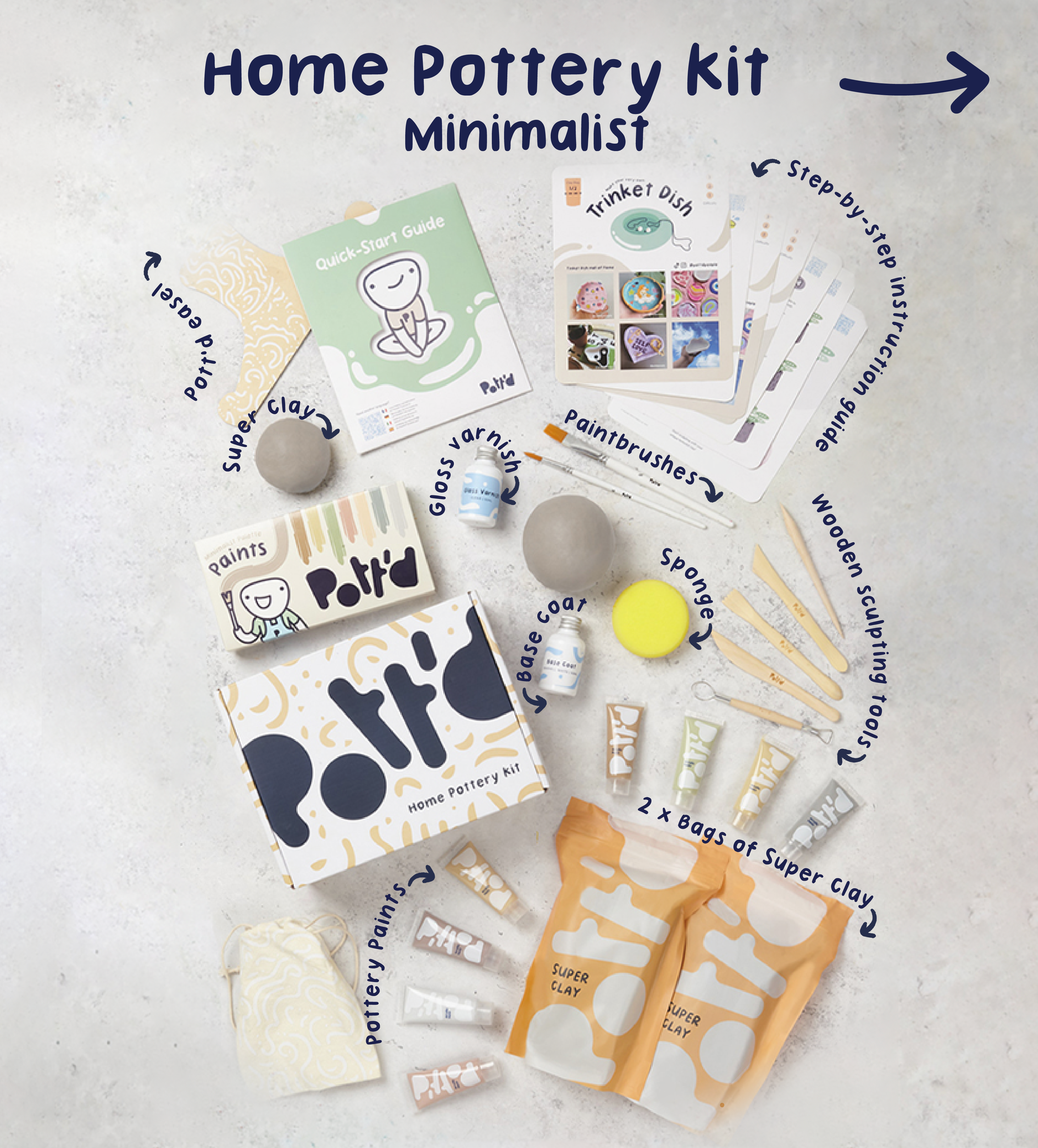Pott'd Bundles Super Bundle kit ceramica completo casa