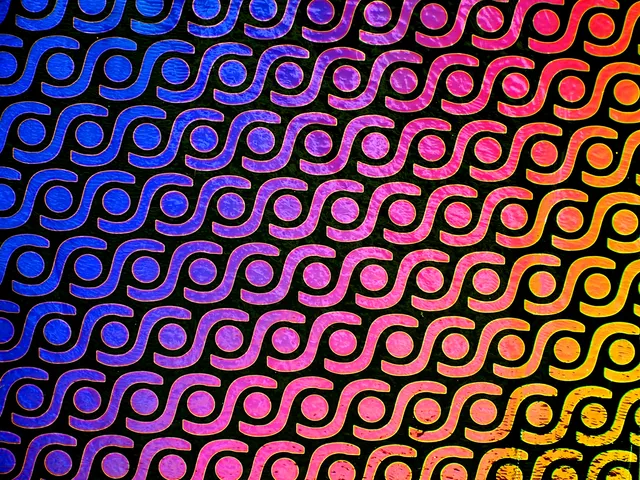 Cbs Borderline Rings vetro dicroico rainbow quarto foglio