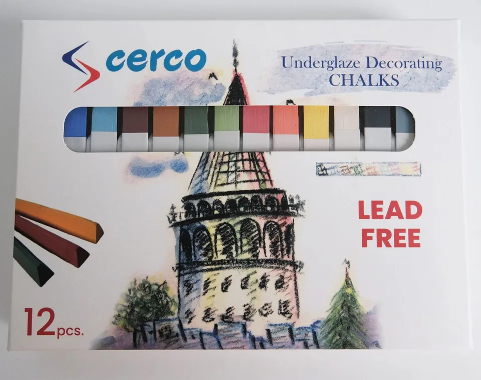 CERCO Underglazes set gessetti ingobbio per biscotto