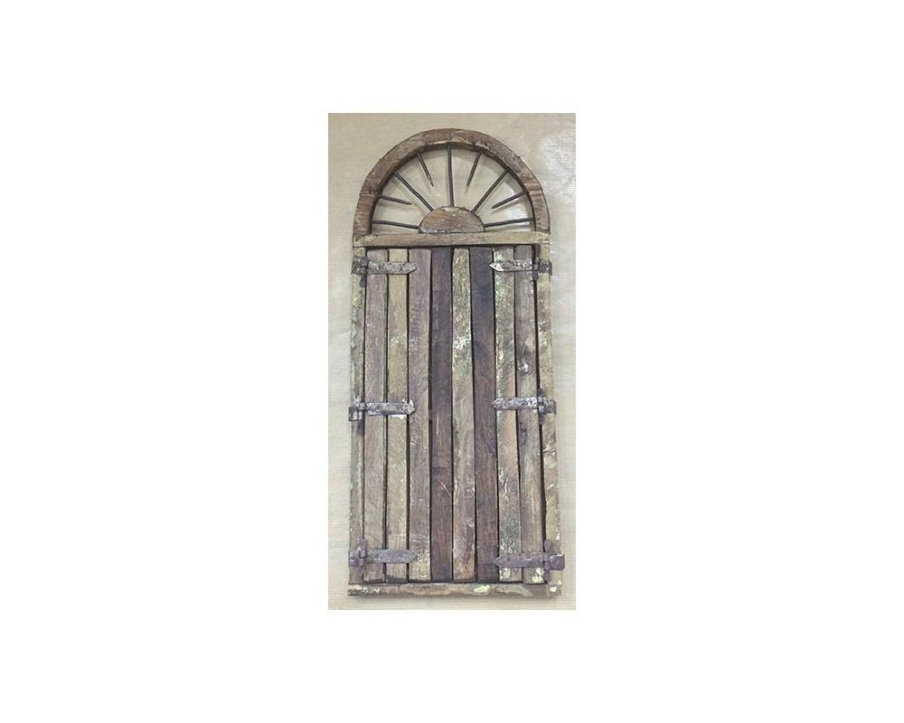 Ditta Montanini RC21 Cancello Legno Accessorio Presepe H40