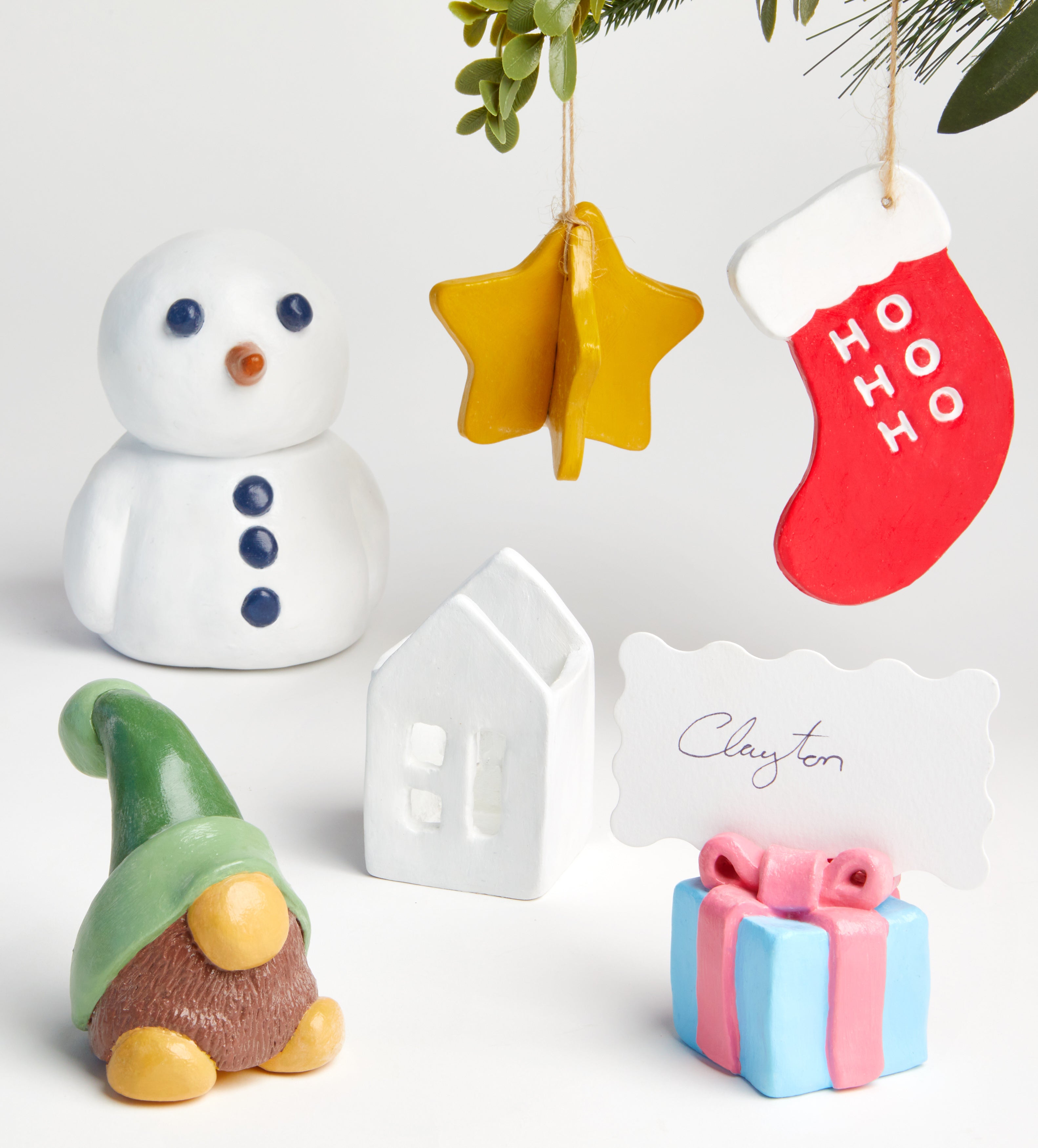 Pott'd Home Pottery Kits Christmas Deluxe kit ceramica natalizio
