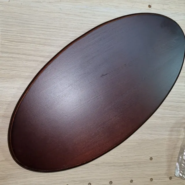 Ditta Montanini Basi di legno base ovale 15x30 in legno