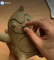 Pott'd Projects Patrick le Pingouin kit ceramica pinguino fai da te