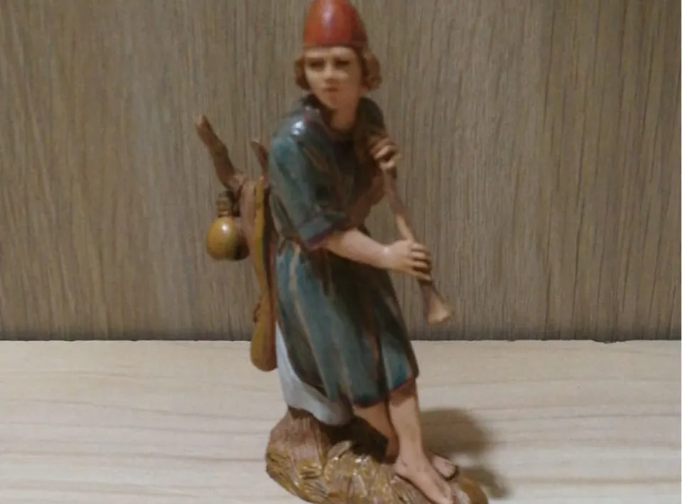 Ditta Montanini Landi CS1027 Pifferaio 10 cm statuina presepe