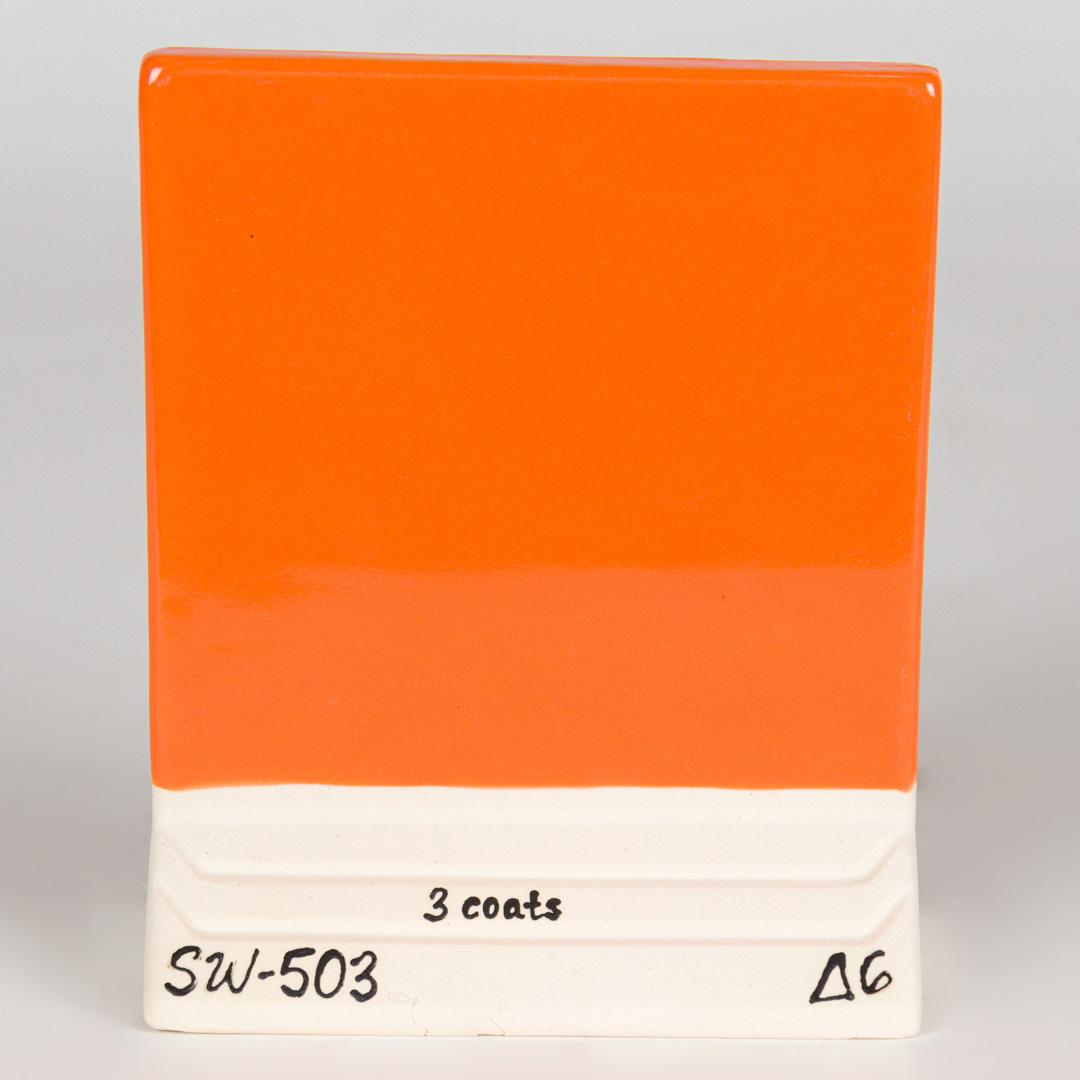 Mayco Foundations Orange Gloss smalto ceramico arancione