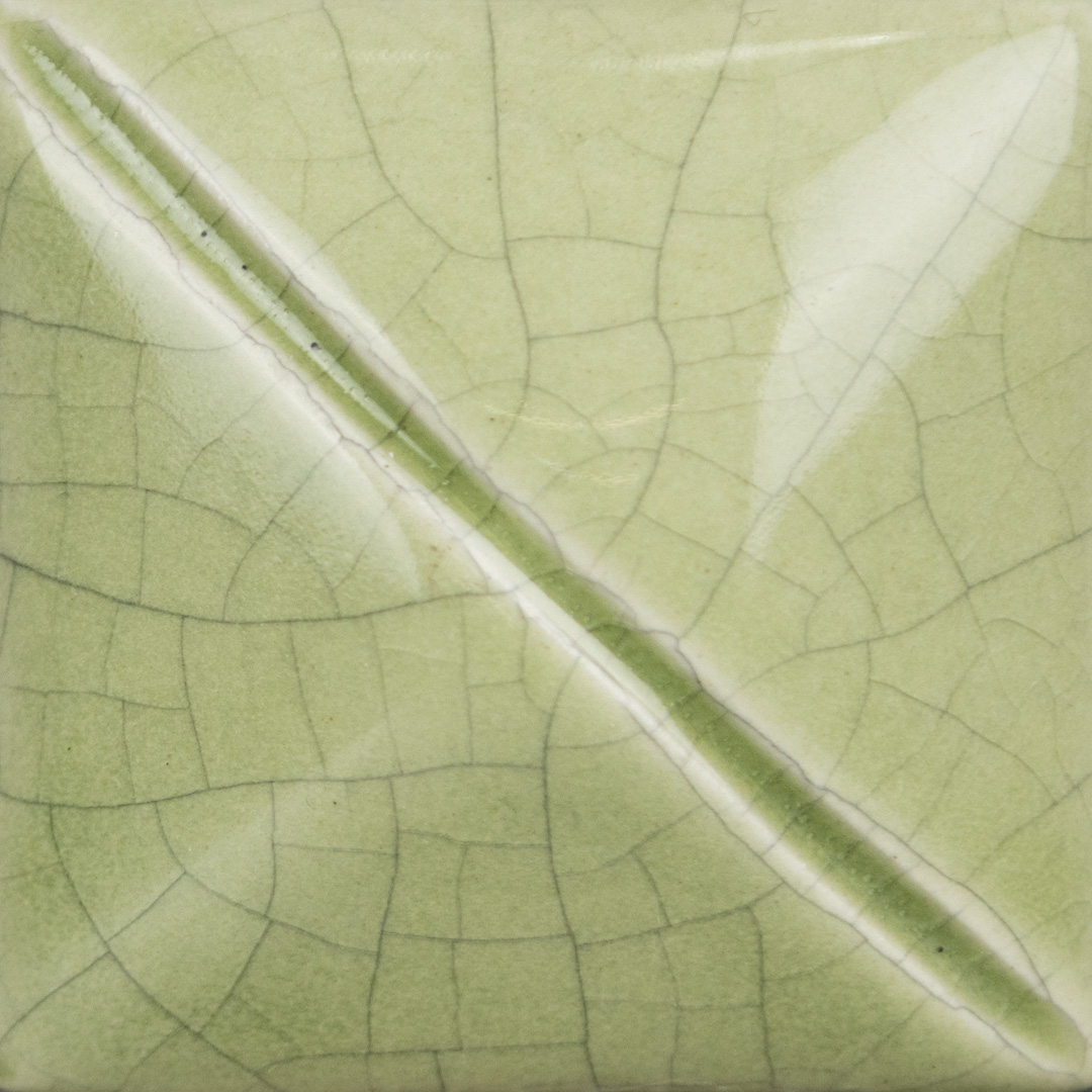 Mayco Classic Crackles Green Tea smalto craquelé verde