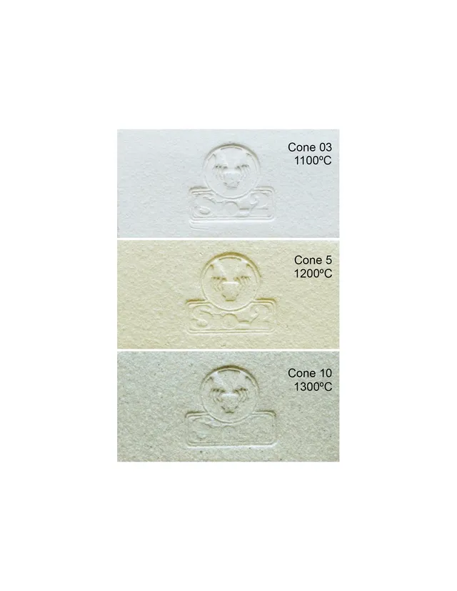 Cerama Impasti ceramici PRAF bianca argilla refrattaria raku
