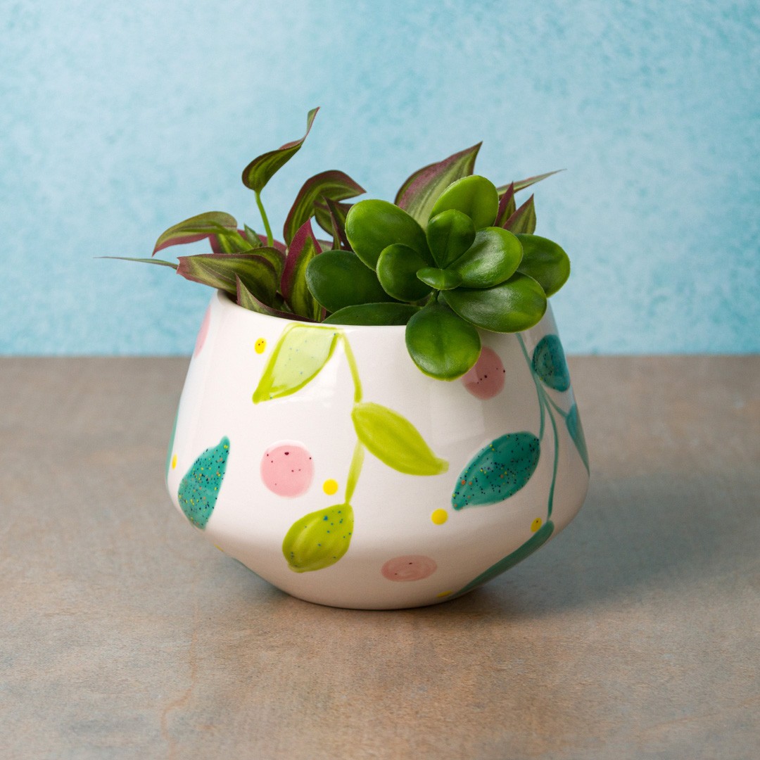 Mayco Earthenware Bisque Flora Vase vaso ceramica grezza