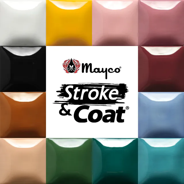 Mayco Stroke & Coat Kit 2 pinte kit smalti assortiti