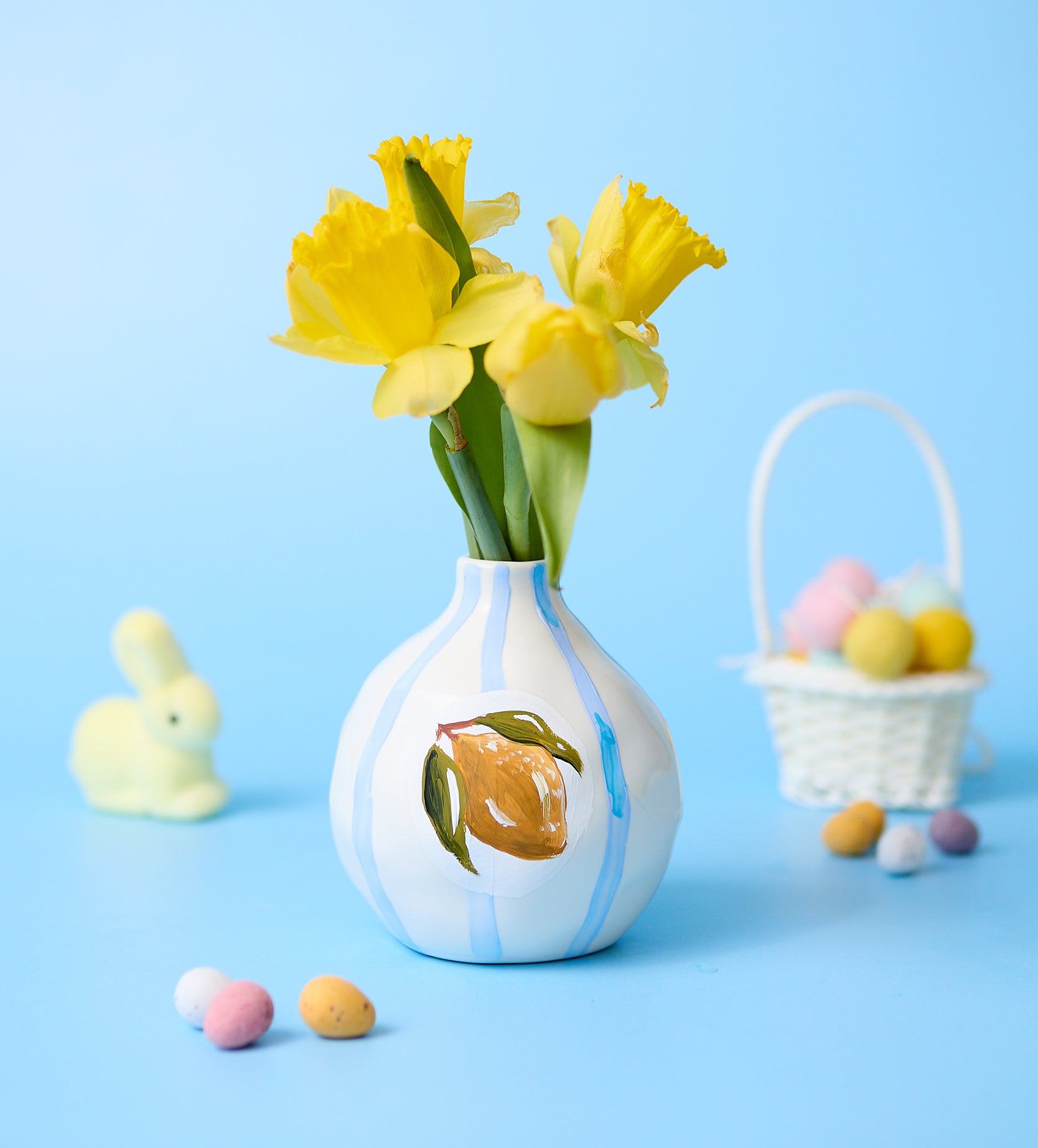 Pott'd Easter Blooms Kit Pittura Vaso Ceramica da Decorare