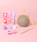 Pott'd Home Pottery Kits Noche de Chicas Kit Pittura e Candela