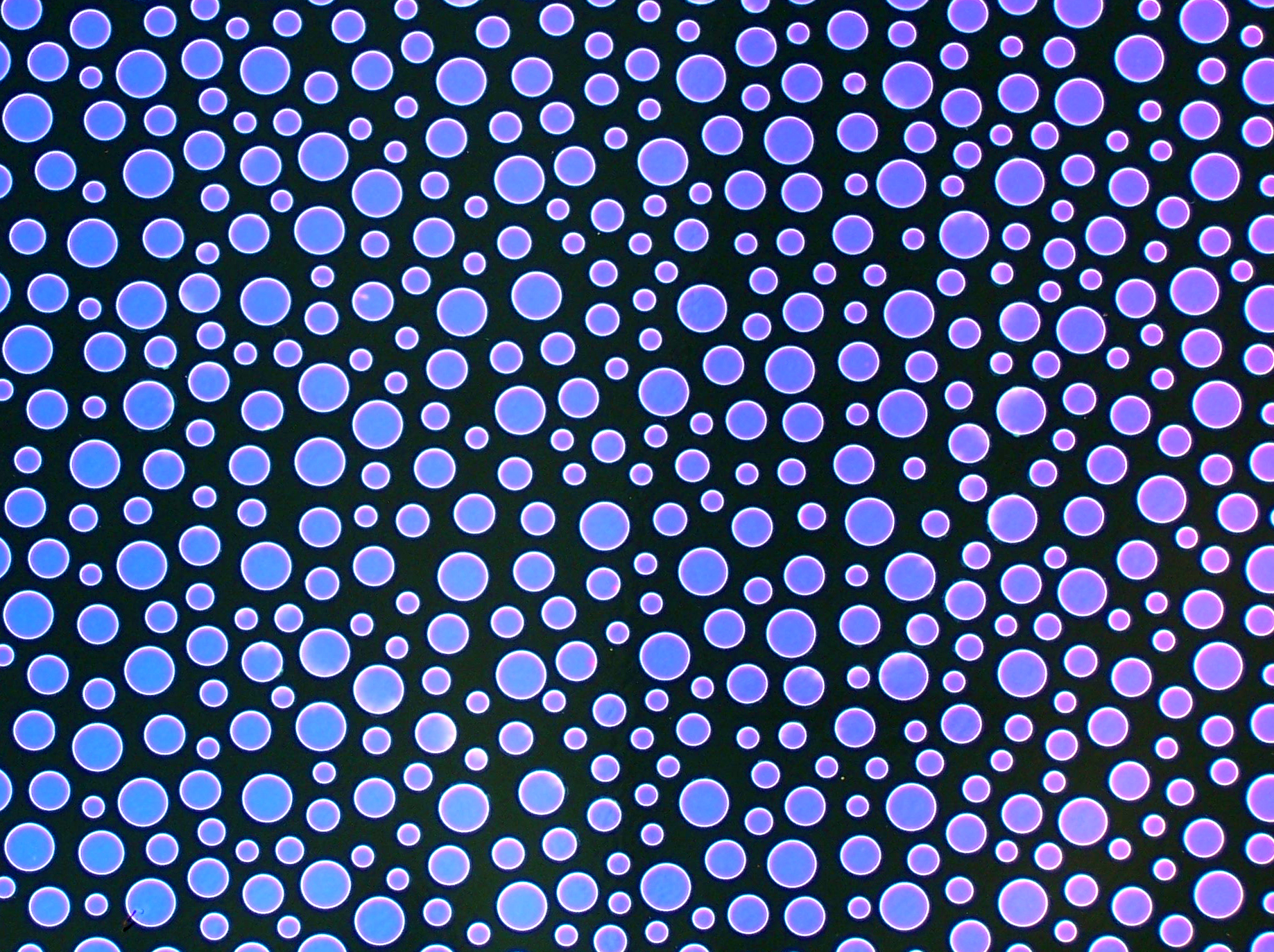 Cbs Borderline Bubbles vetro dicroico verde magenta blu