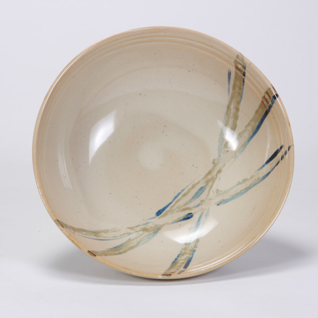 Mayco Stoneware Bisque Serving Bowl 9 ciotola biscotto