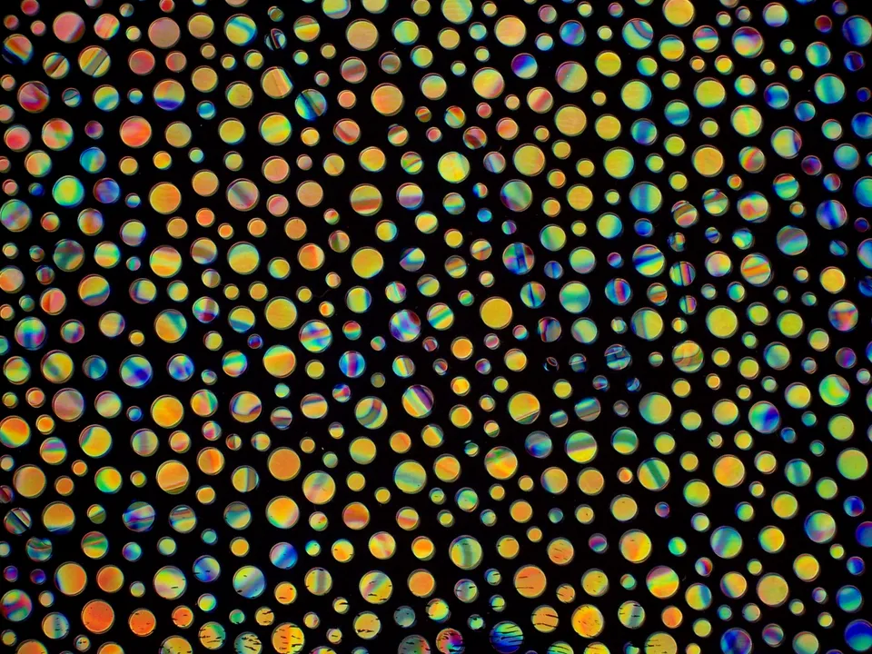 Cbs Borderline Bubbles lastra vetro aurora borealis
