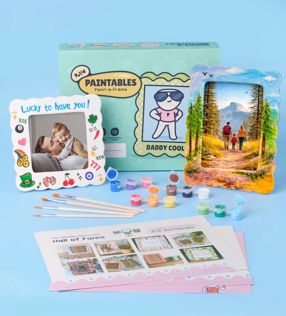 Pott'd Painting Kits cornice festa papà set pittura ceramica