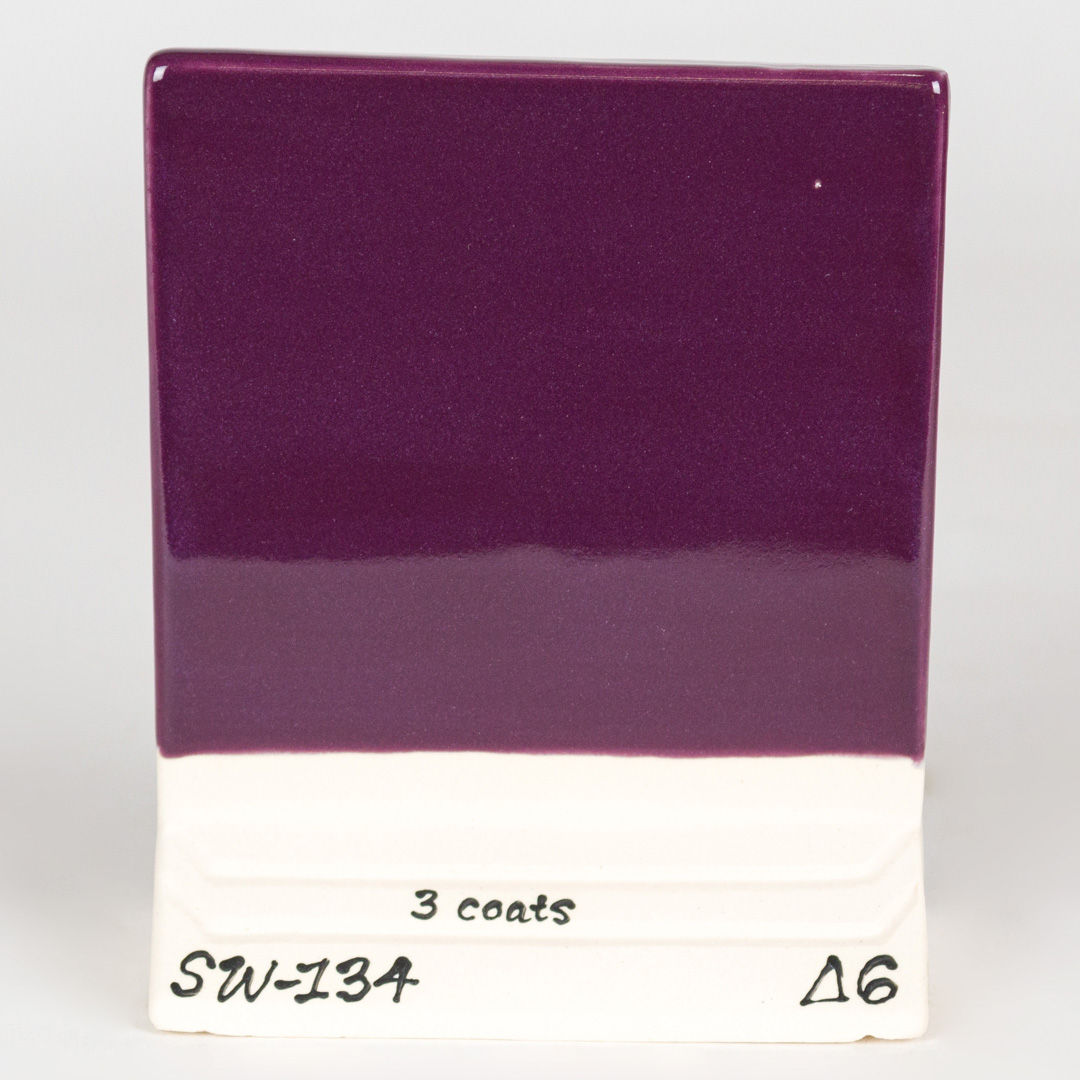 Mayco Foundations smalto ceramica Eggplant viola coprente