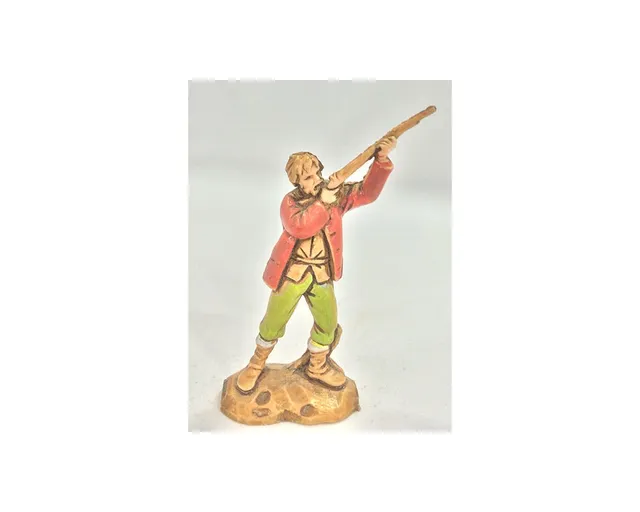 Pastori Landi 3526 Cacciatore statuina presepe resina