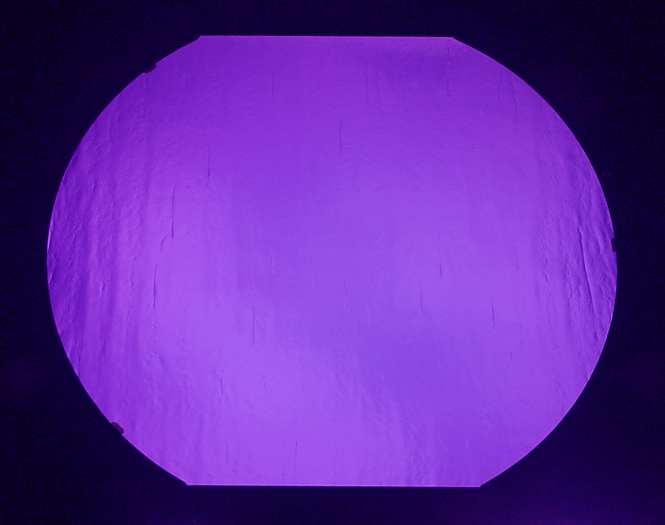 CBS Dichroic Yellow Violet lastra vetro dicroico 19" giallo viola