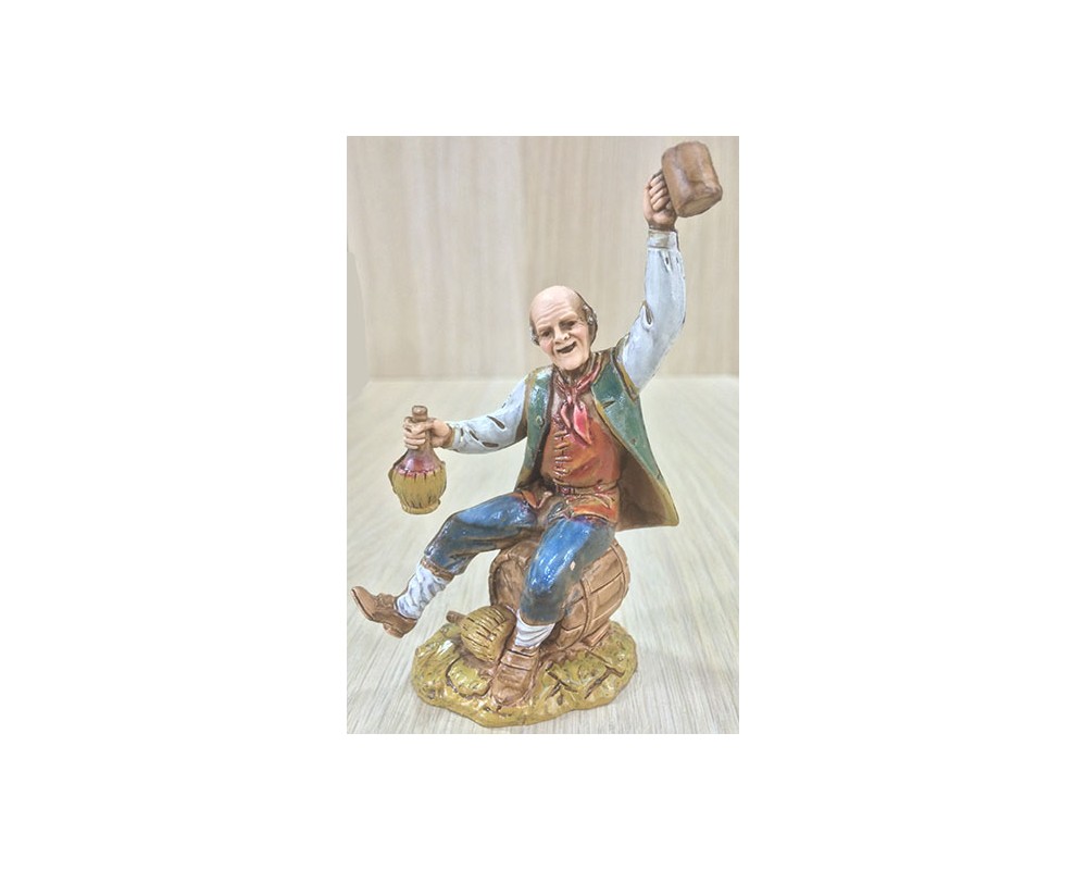 Montanini Landi 1070 Bevitore 10 cm statuina resina