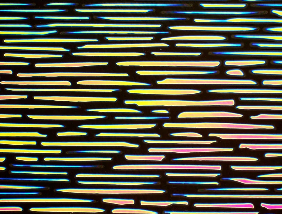 CBS Borderline Dashes Green Magenta vetro dicroico aurora