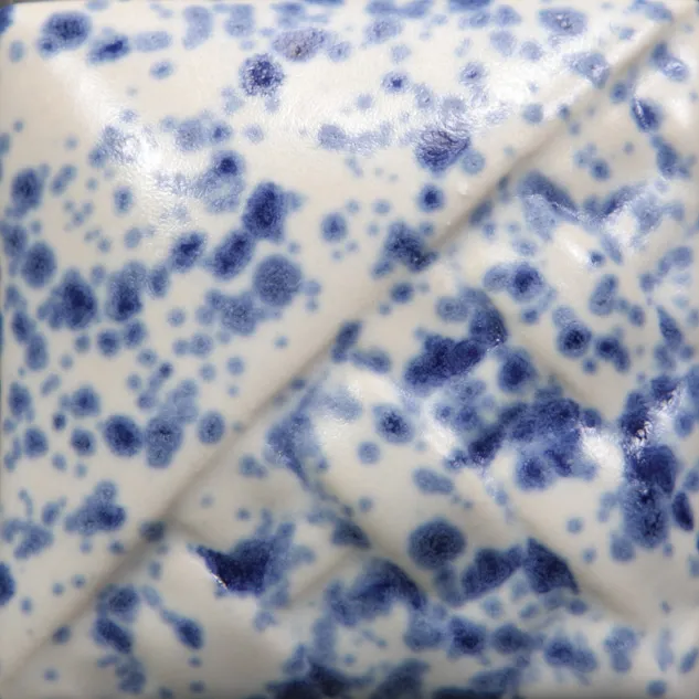 Cerama Smalti liquidi Blue Splatterware smalto bianco blu