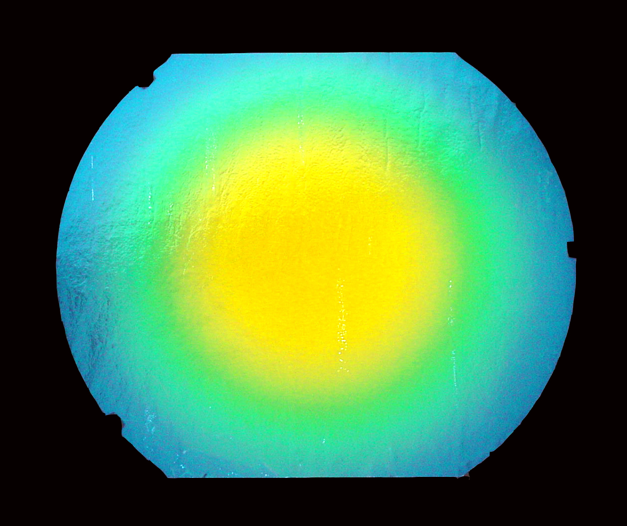 Cbs Dichroic Target Rainbow vetro dicroico cyan rame