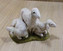 Ditta Montanini 420-1170 gruppo pecore presepe 11 cm 3 pz