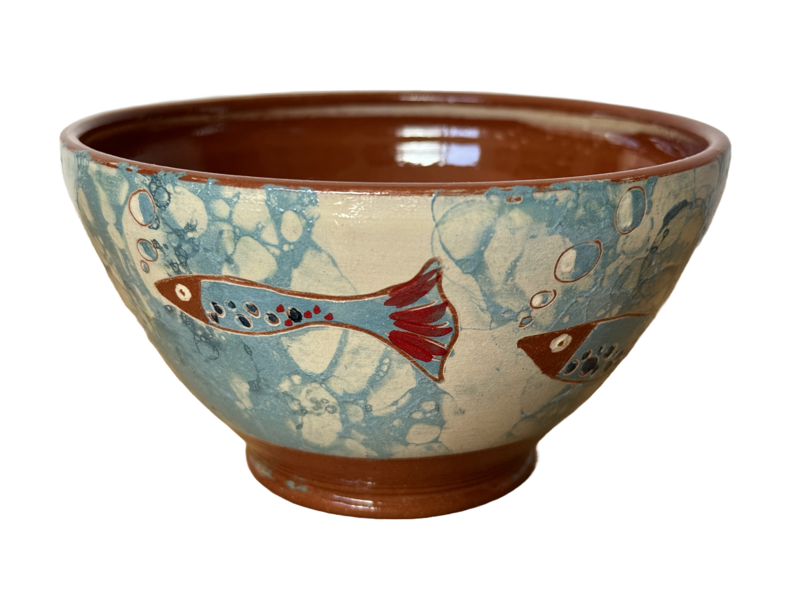 OrientéObjets Figuerolles Bol ciotola ceramica pesci