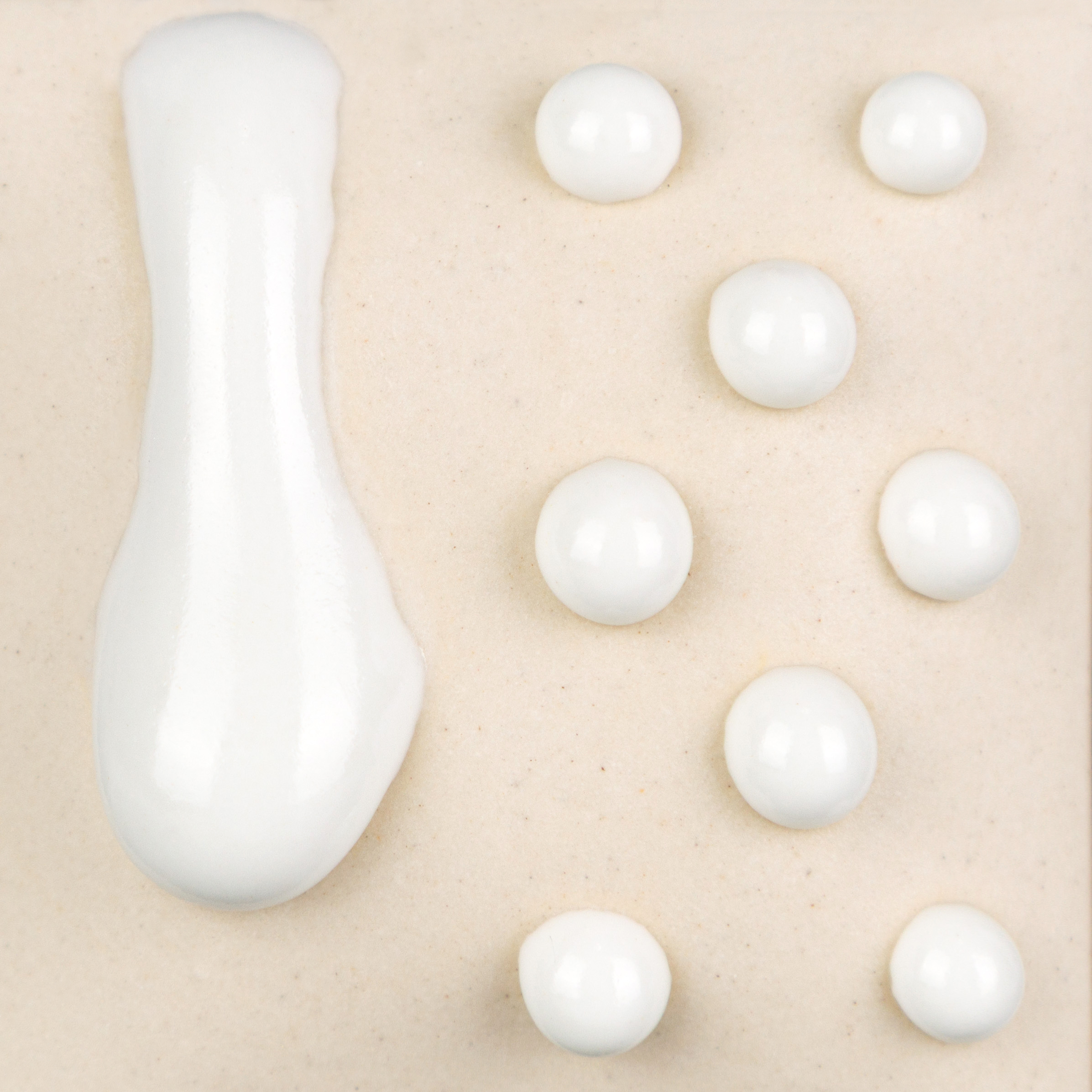 Mayco Ritual Glaze White Melt Gloop smalto ceramica bianco colante