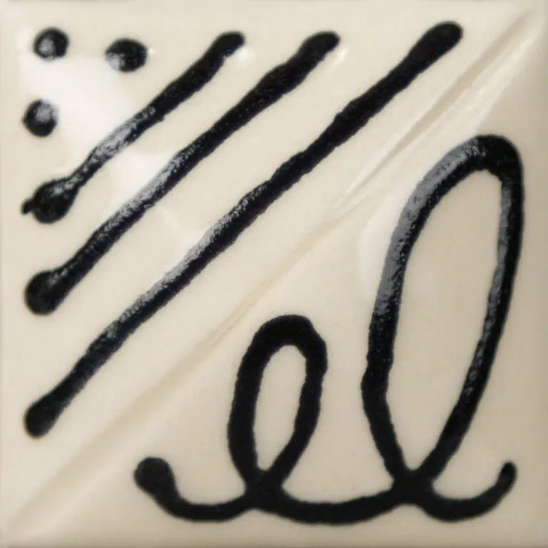 Mayco Designer Liner Black engobbio nero contorni