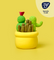 Pott'd Projects Trio Cactus kit ceramica 3 pezzi