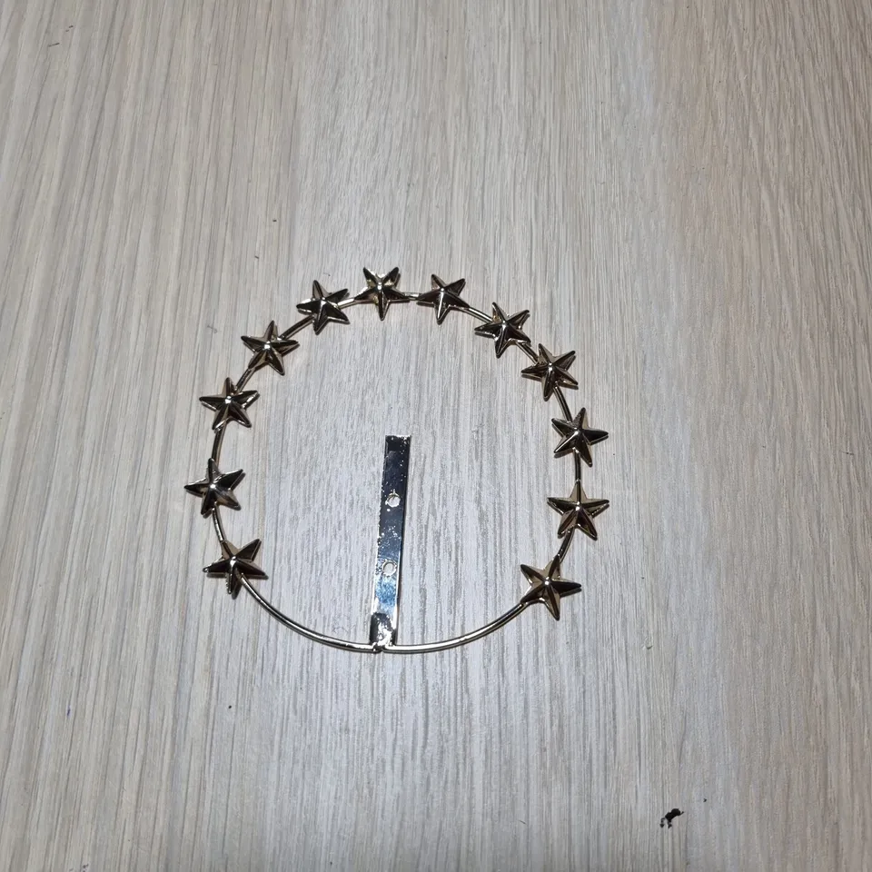 Stellari e Aureole aureola oro 7 cm accessorio presepe