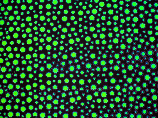Cbs Borderline Bubbles vetro dicroico emerald quarto foglio