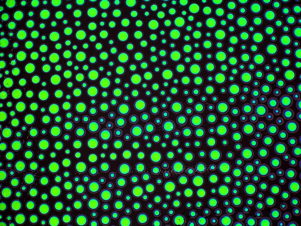 Cbs Borderline Bubbles vetro dicroico emerald quarto foglio