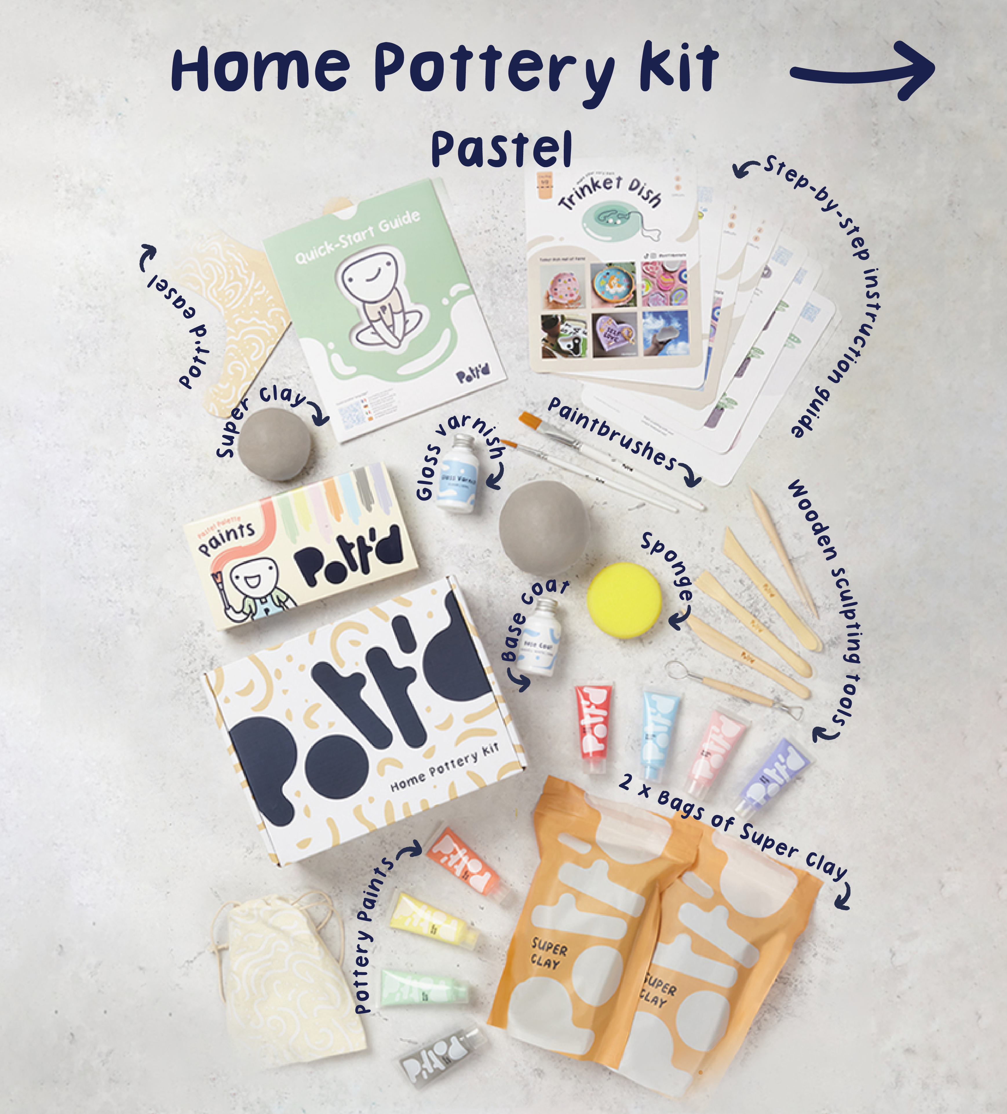 Pott'd Bundles Super Bundle kit ceramica completo casa