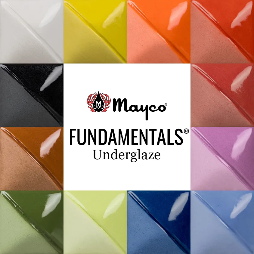 Mayco Product Kits Underglaze Assortment Kit 4oz set ingobbi