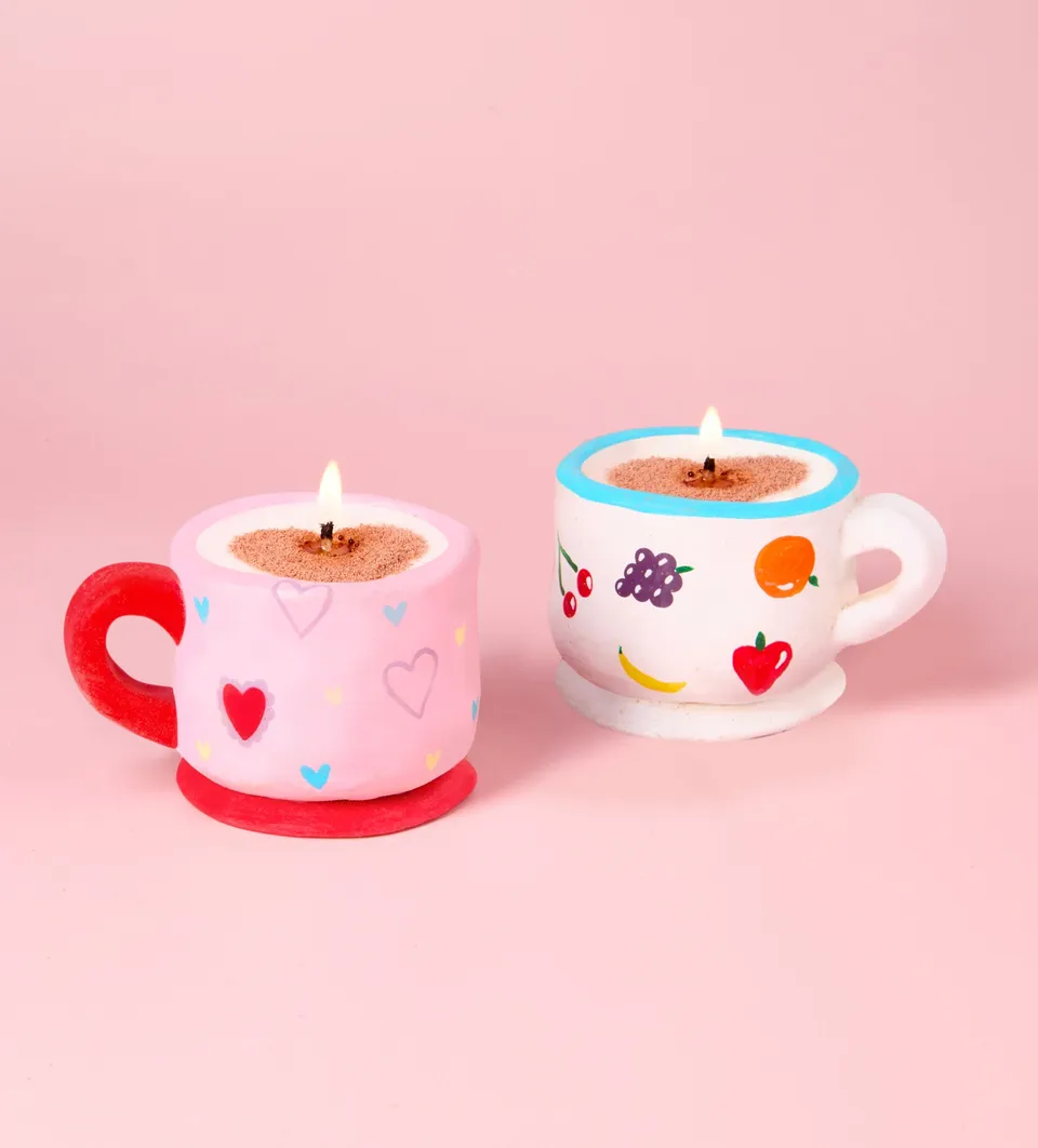 Pott'd Projects Vela Taza kit candela tazza caffè