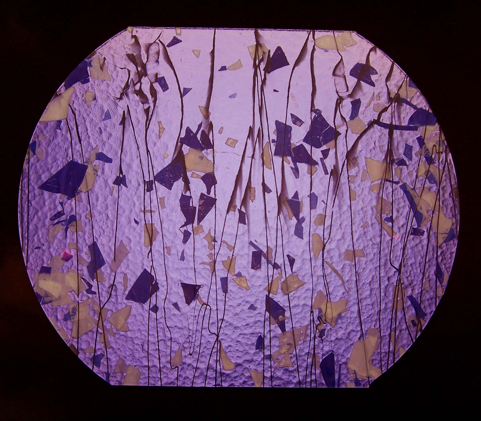 Cbs Specialty Fracture 4119 Violet vetro dicroico streamer COE 90