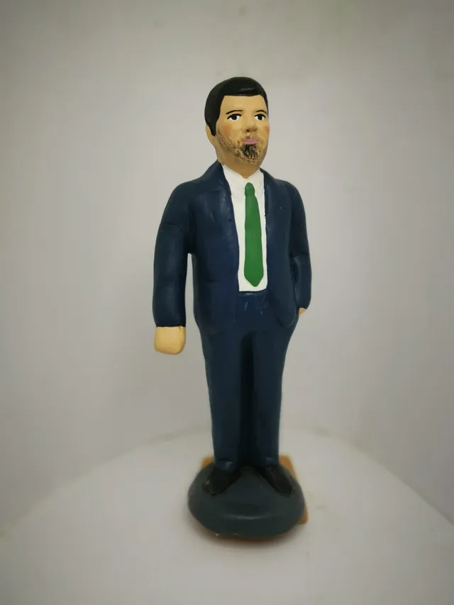 Ditta Montanini Personaggi Famosi Matteo Salvini statuina 14-17 cm